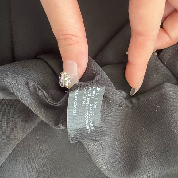 Club Monaco Silk New Without Tag Black Maxi Dress - Picture 6 of 6